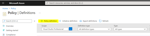 How To Create Own Azure Custom Policy