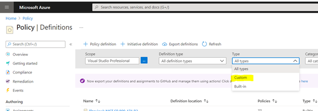 How To Create Own Azure Custom Policy