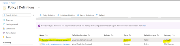 How To Create Own Azure Custom Policy