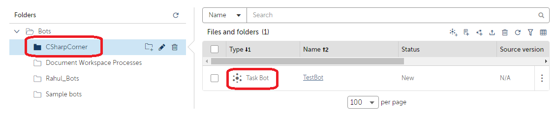 How to create personal folder to save you bots in Automation Anywhere