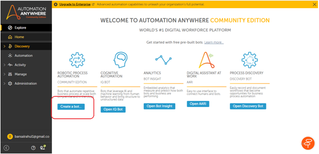 How to create personal folder to save you bots in Automation Anywhere