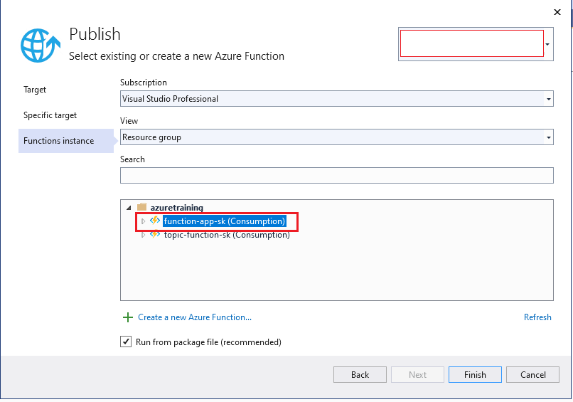How To Create And Publish Azure Function From Visual Studio