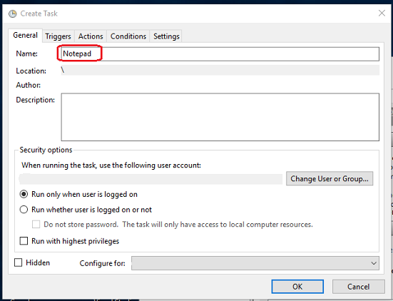 How To Create a Scheduled Task in Windows 10