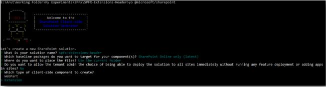Create SPFx Extensions