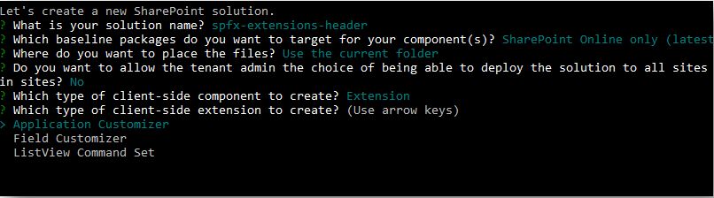 Create SPFx Extensions