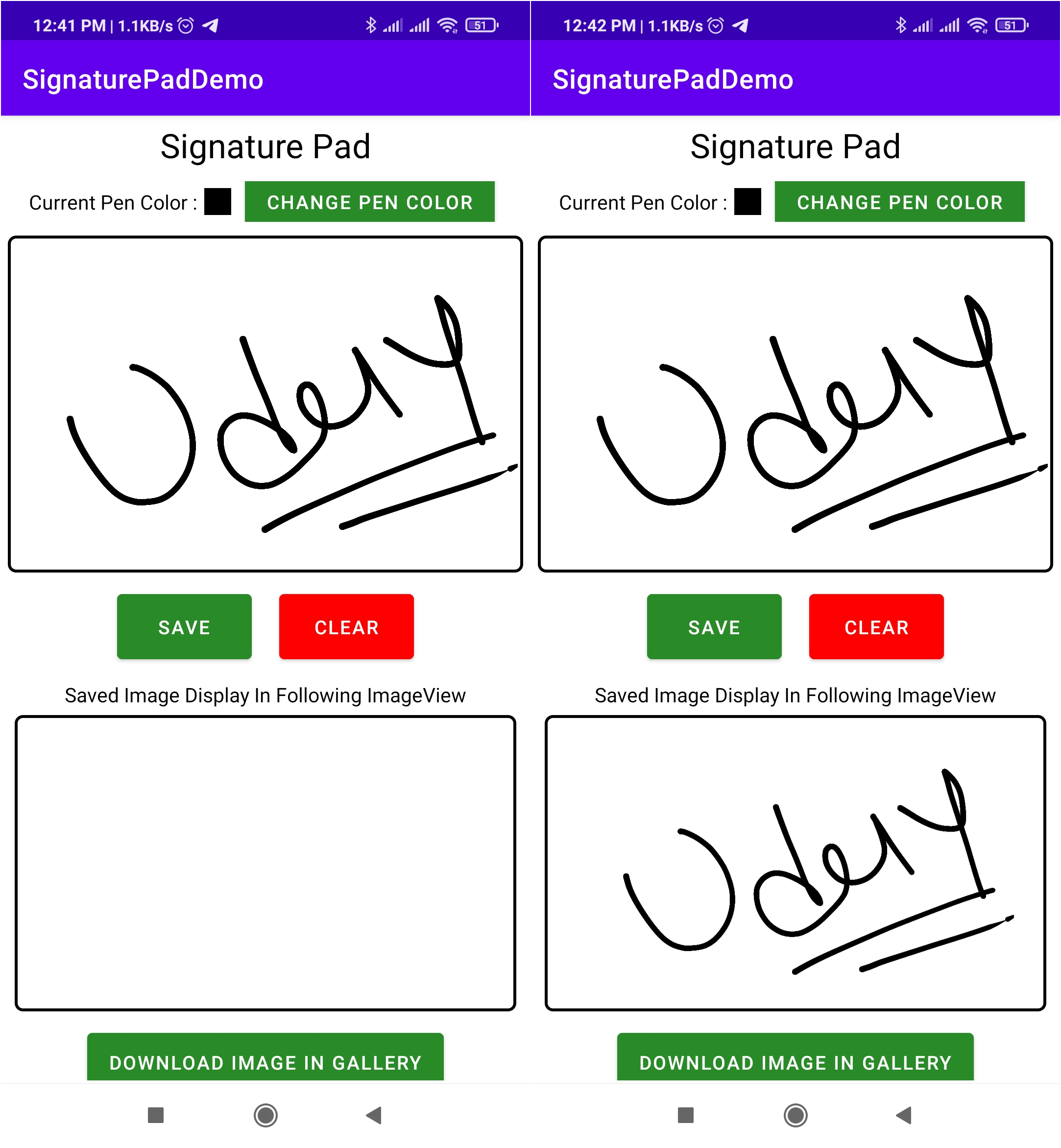 How To Create Signature Pad With SignatureView in Android