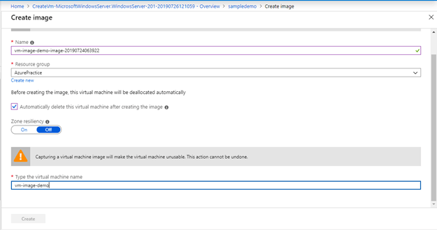 How To Create Virtual Machine Image In Azure