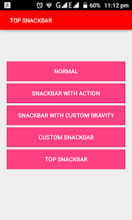 Customize Snackbar In Android