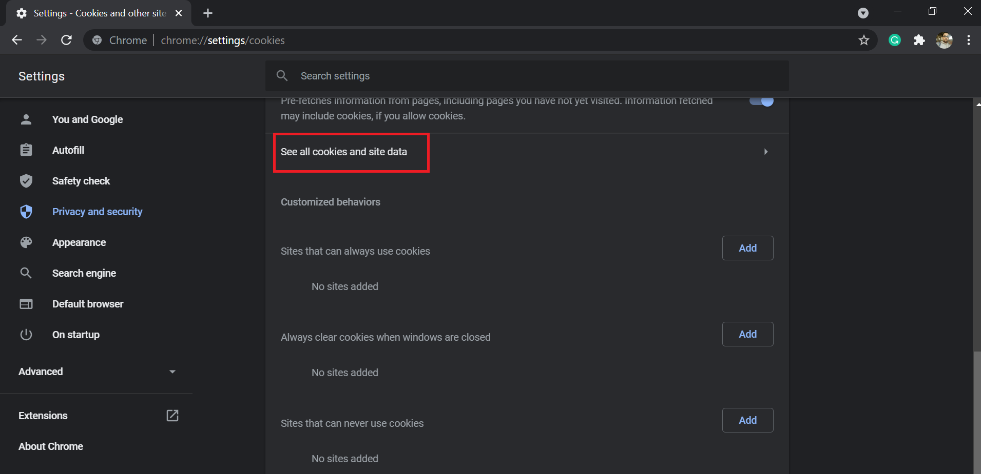 How To Delete Cookies In chrome
