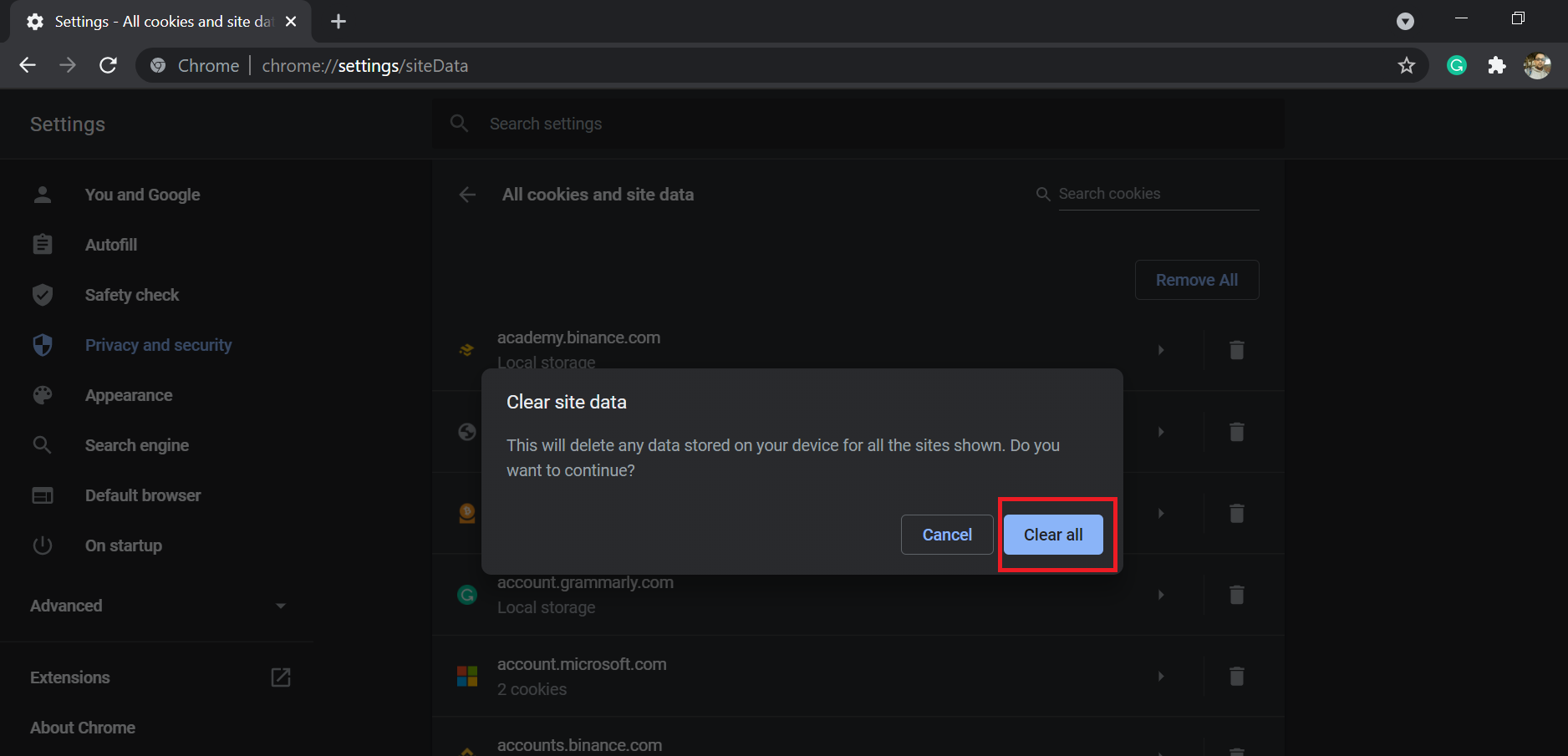 How To Delete Cookies In chrome