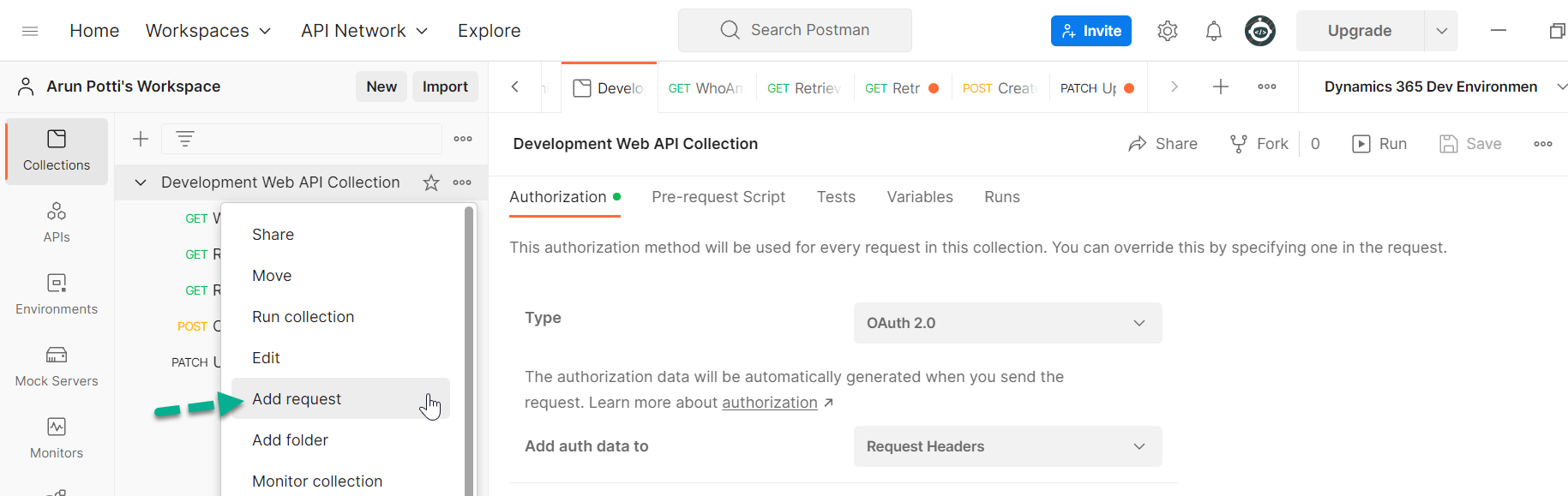 How To Delete The Table Rows In The Dataverse Environment From Postman
