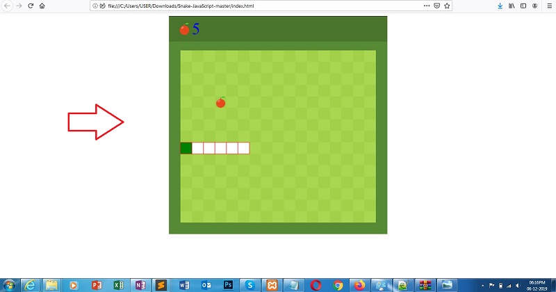 how to develop snake game in JavaScript