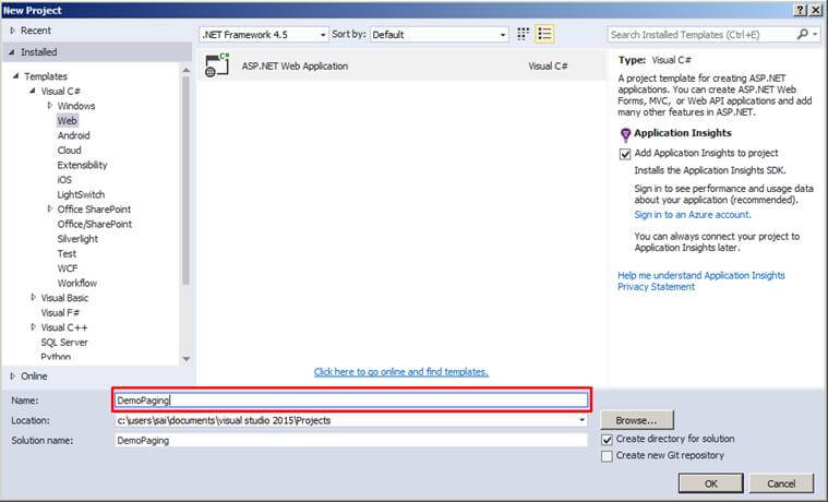 How To Perform Searching With Paging In ASP.NET Web API