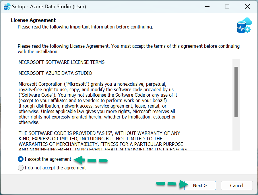How to download and install azure data studio on windows machine 