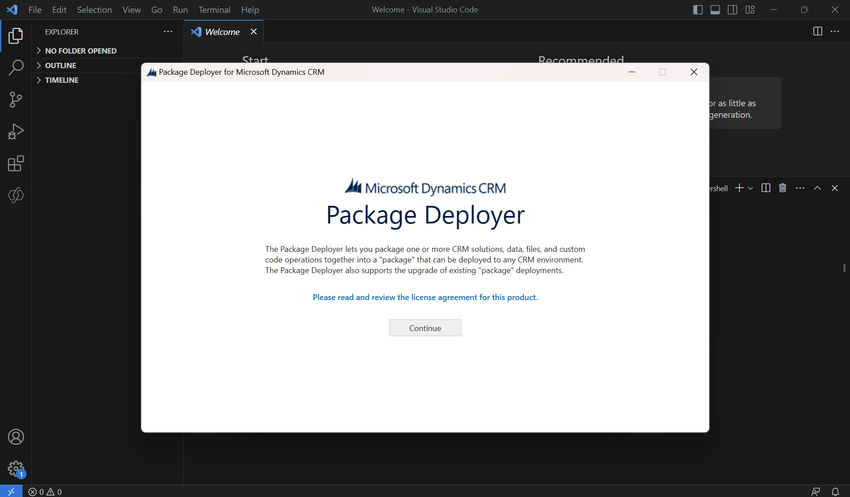 Package deployer