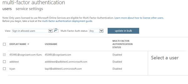 How To Enable Azure AD Multifactor Authentication Using Azure Portal