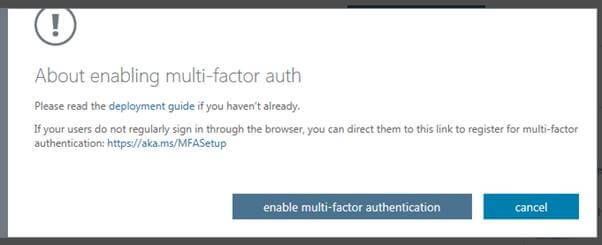 How To Enable Azure AD Multifactor Authentication Using Azure Portal