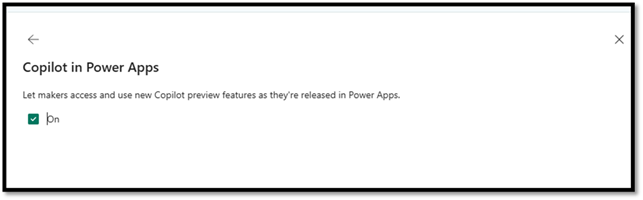 Copilot in Power Apps