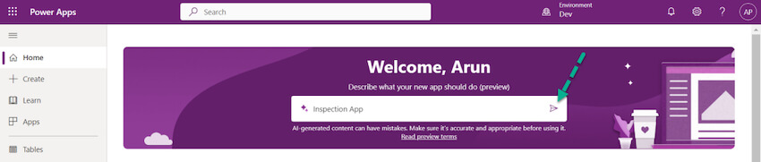 Enable Copilot (Preview) feature in Canvas Apps