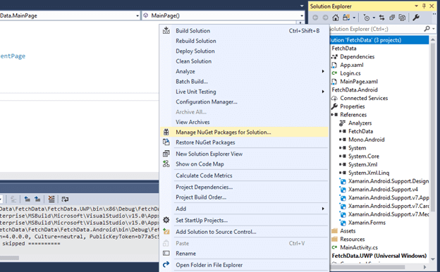 How To Fetch Data Using Web API in Xamarin.Forms