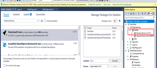 How To Fetch Data From Web API Using Xamarin.Forms