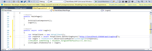 How To Fetch Data From Web API Using Xamarin.Forms