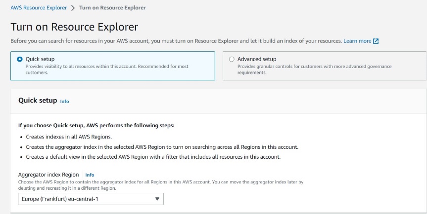How to find AWS Resource using AWS Resource Explorer
