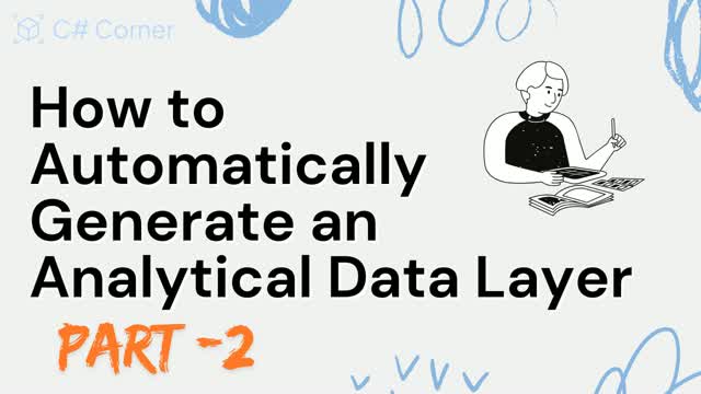 How to generate analytical data layer part...