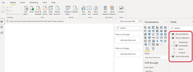 How to Generate Report from Merge Table in Power BI