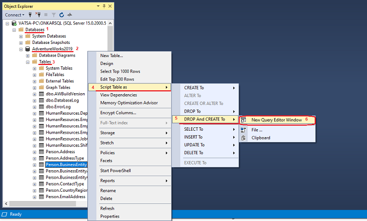 How To Generate Scripts For Database Objects In SQL Server