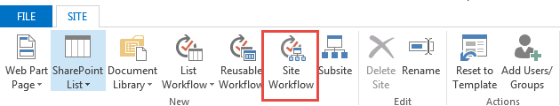 Site Workflow