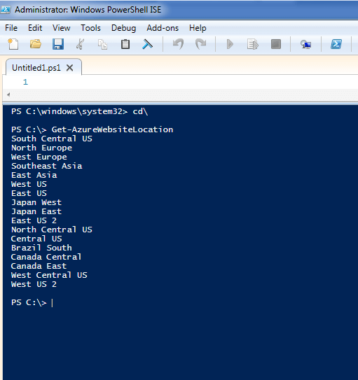 How To Get Available Azure Web Apps Locations Using Azure Service ...