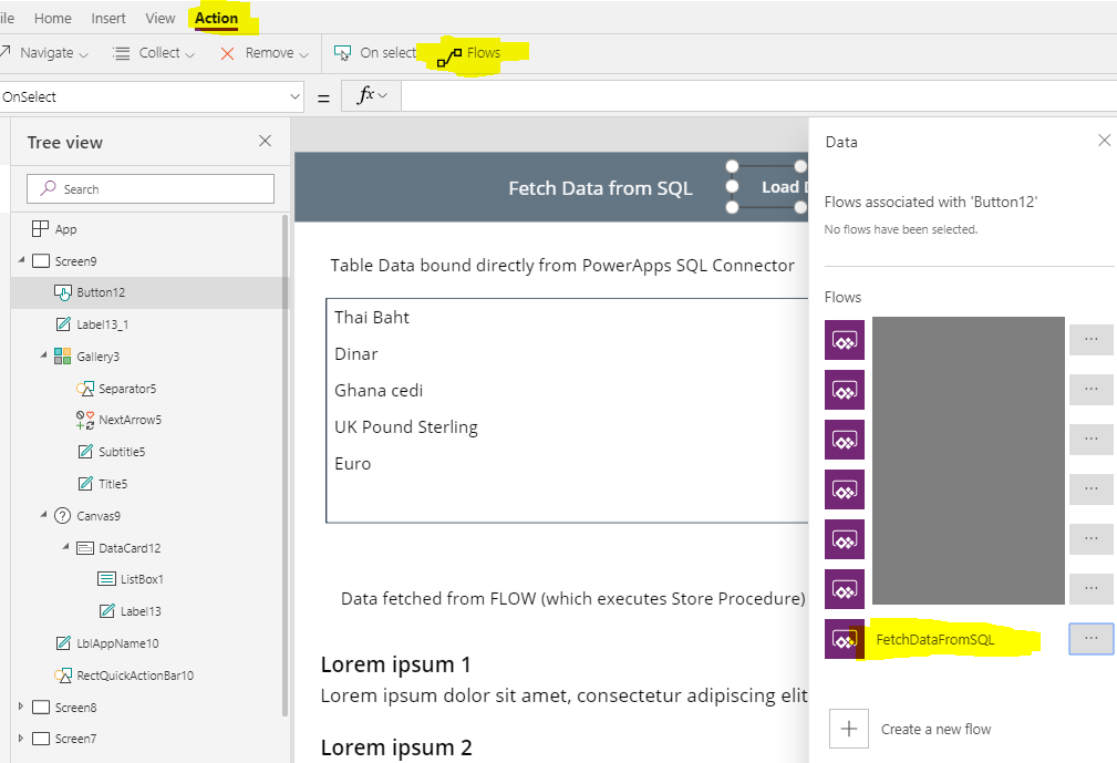 How To Get Data From On Premise SQL Server Database In PowerApps