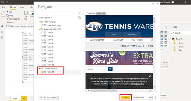How to Get Data from Web Page into Power BI