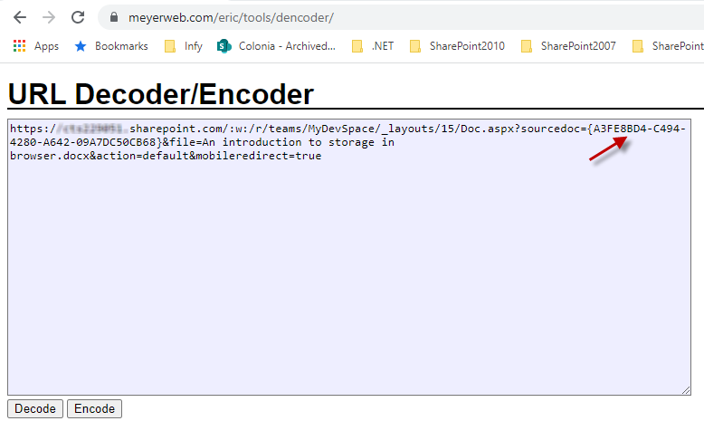 how to get document id in sharepoint online