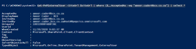 How To Get External User Report in SharePoint Online Site Collection