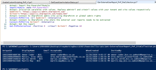 How To Get External User Report in SharePoint Online Site Collection