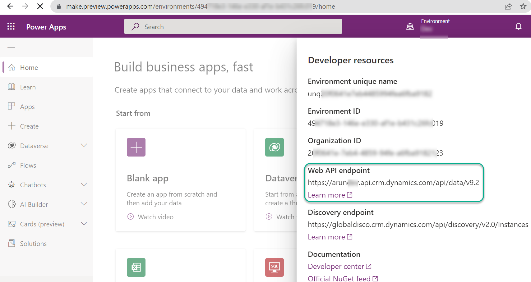 How To Get The Dataverse Web API Endpoint Details In The Microsoft ...