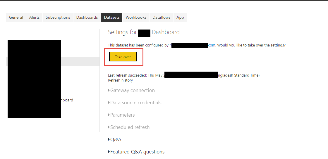 How To Handle Power BI Data Refresh Error - Refresh Token Expired