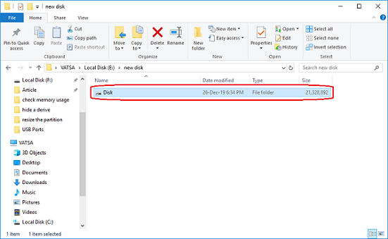 Navigate the drive path