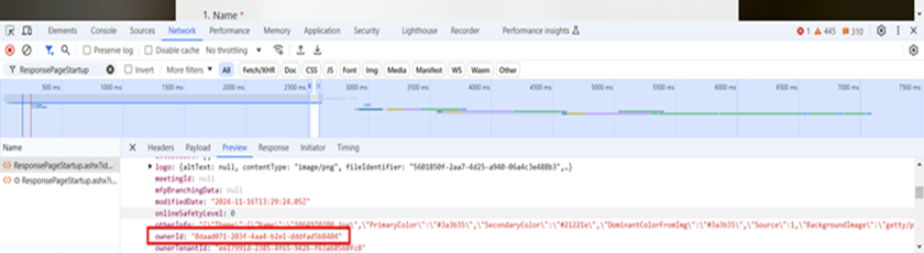 Unique ID of form creator