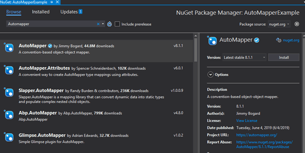 How To Ignore Null Values In AutoMapper