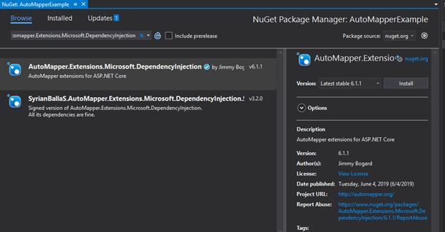 How To Ignore Null Values In AutoMapper