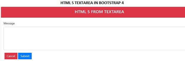 Forms In Bootstrap Output