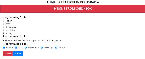 Forms In Bootstrap Output