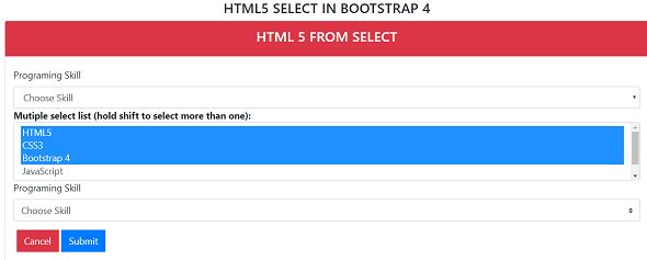 Forms In Bootstrap Output