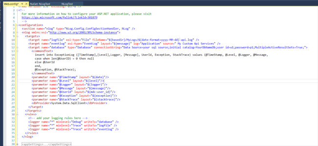 How To Implement NLog In WebAPI