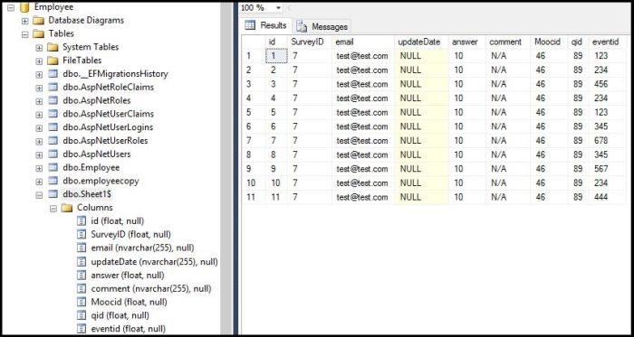 How to import Excel data in SQL Server 2014