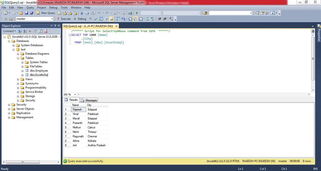 How To Import Excel Data Into Microsoft SQL Server