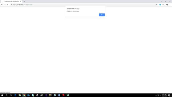 How To Insert Data To Database Using Model In ASP.NET Core 2.1 MVC Using ADO.NET